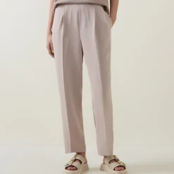 New JOSEPH RIBKOFF High-Rise Pleated Straight Leg Trousers