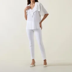 High-Rise Skinny Leg Trousers