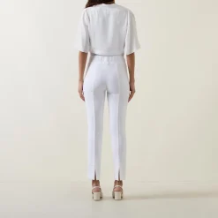 High-Rise Skinny Leg Trousers
