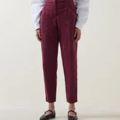 High-Rise Tapered Trousers