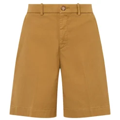 High-Rise Twill Shorts