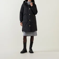 Hilary Quilted Long Jacket