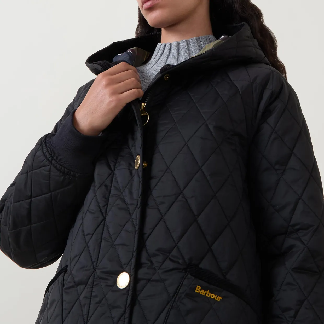 Hilary Quilted Long Jacket