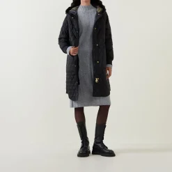 Hilary Quilted Long Jacket