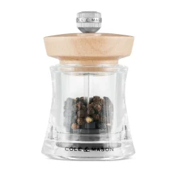 Best COLE & MASON Holborn Acrylic Natural Beech Pepper Mill