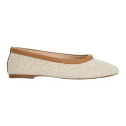 Outlet DUNE LONDON Honestly Monogrammed Logo Trim Ballet Flats