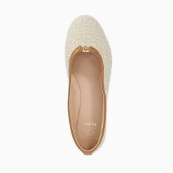 Outlet DUNE LONDON Honestly Monogrammed Logo Trim Ballet Flats