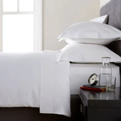 Hotel 1000 Thread Count Egyptian Cotton Fitted Sheet White