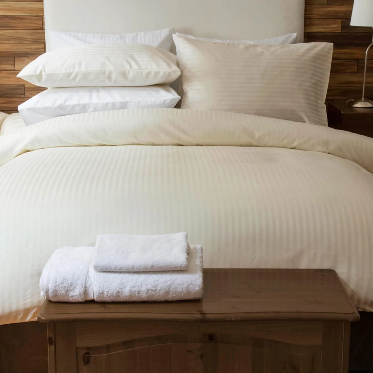 Hotel Suite Duvet Cover Set Ivory