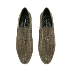 Outlet KURT GEIGER LONDON Hugh Eagle Herringbone Loafers