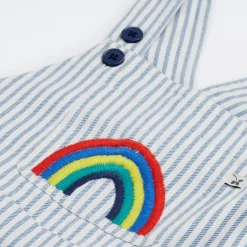 Hugh Striped Dungarees