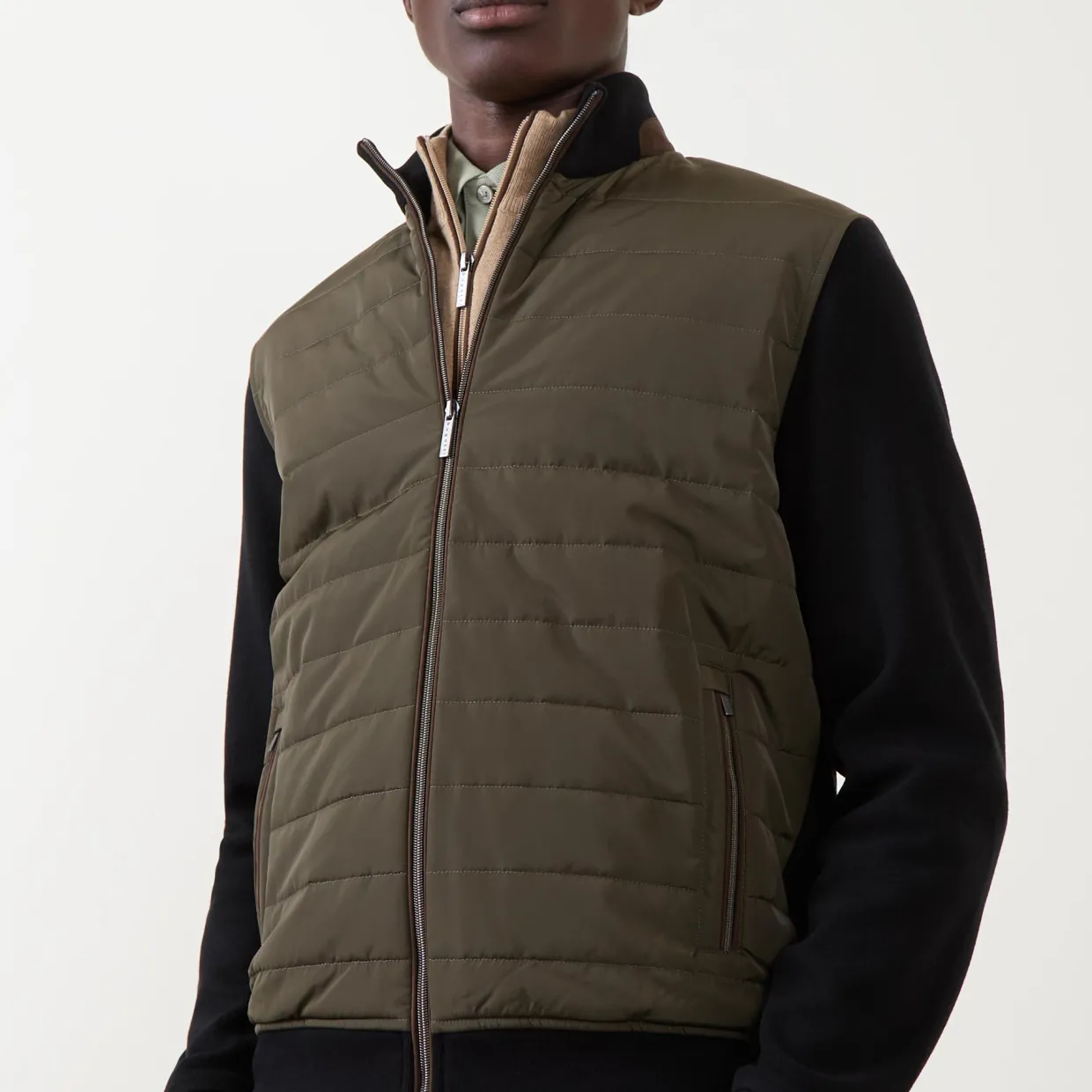 Hybrid Quilted Sweatshirt