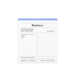 Clearance BIODANCE Hydro Cera-Nol Real Deep Mask 4 Pack