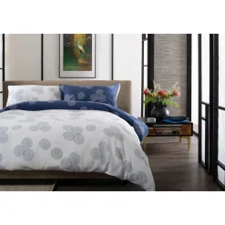 Hyogo Duvet Set Blue/White