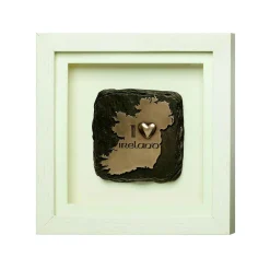 I Love Ireland Framed Bronze Plaque