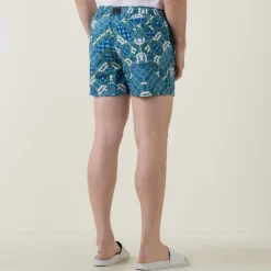 Ikat Print Swim Shorts