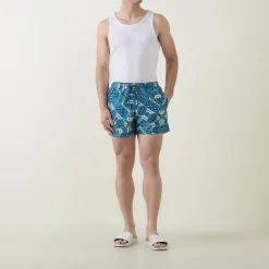 Ikat Print Swim Shorts