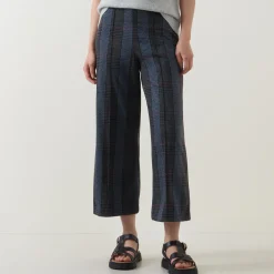 Fashion PART TWO Ilisan Check Print Cropped Trousers