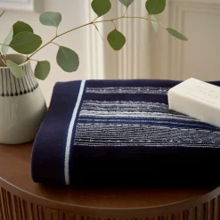 Hot BEDECK BELFAST Imara Towel Navy