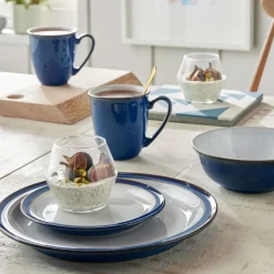 New DENBY Imperial Blue Dinner Plate