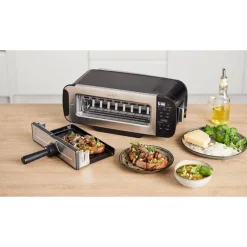3-in-1 Toaster, Grill & Panini Press Black