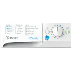 Indesit Washer 11kg White 1400 RPM Innex Push & Go