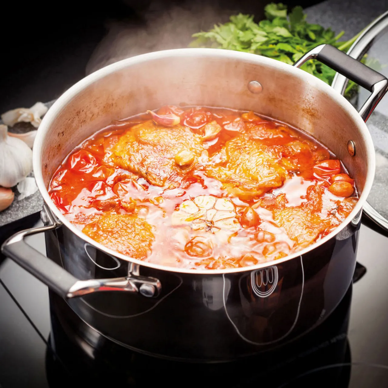 Clearance STELLAR Induction Casserole Pot 24cm