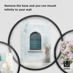 New UMBRA Infinity Round Picture Frame 30 x 26