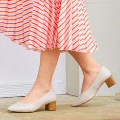 Outlet SOLE BLISS Ingrid Leather Block Heels