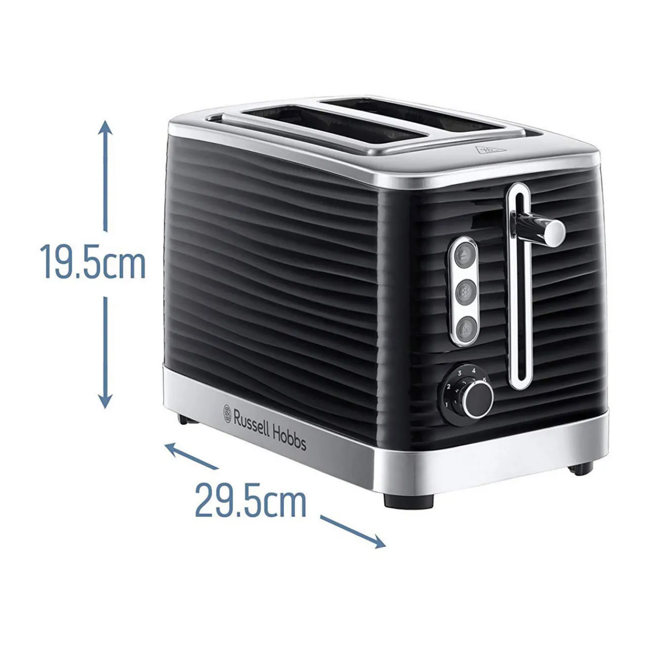 Sale RUSSELL HOBBS Inspire High Gloss Two Slice Toaster