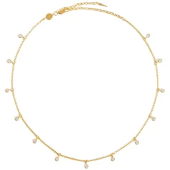 Interstellar Drop Choker Necklace