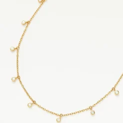 Interstellar Drop Choker Necklace