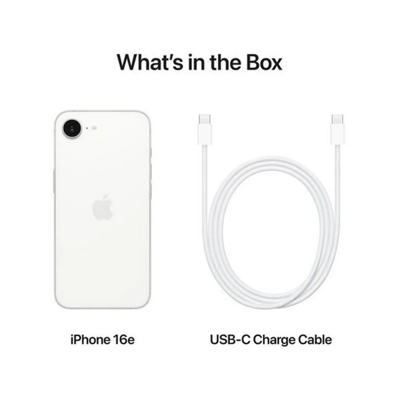 Fashion APPLE iPhone 16e 256GB White