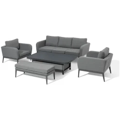 Iris Garden Sofa Lounge Set Grey