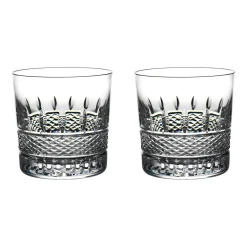 New WATERFORD Irish Lace Tumbler Pair