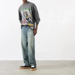 Outlet REPRESENT Iron Maiden Logo Long-Sleeved T-Shirt