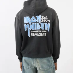 Iron Maiden Logo Zip Hoodie