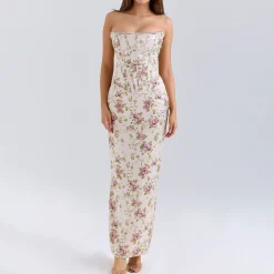 Outlet HOUSE OF CB Isis Floral Corset Dress