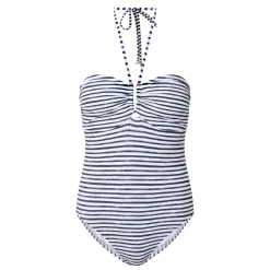 Isla Palm Bandeau One-Piece Swimsuit