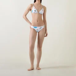 Isla Palm Reversible Triangle Bikini Top