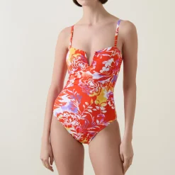Outlet LAUREN Island Print Swimsuit