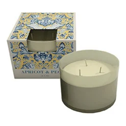 Clearance ROURA Jaipur: Apricot & Peony Scented Candle