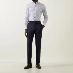 Jans Mid-Rise Straight Leg Suit Trousers