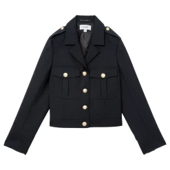 Jaque Wool Cropped Jacket