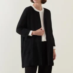 Jarmis Draped Open-Front Jacket