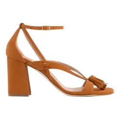 New LK BENNETT Jeanie Tassel Heeled Sandals