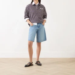 Online BAUM UND PFERDGARTEN Jeanne Logo Stripe Polo Shirt