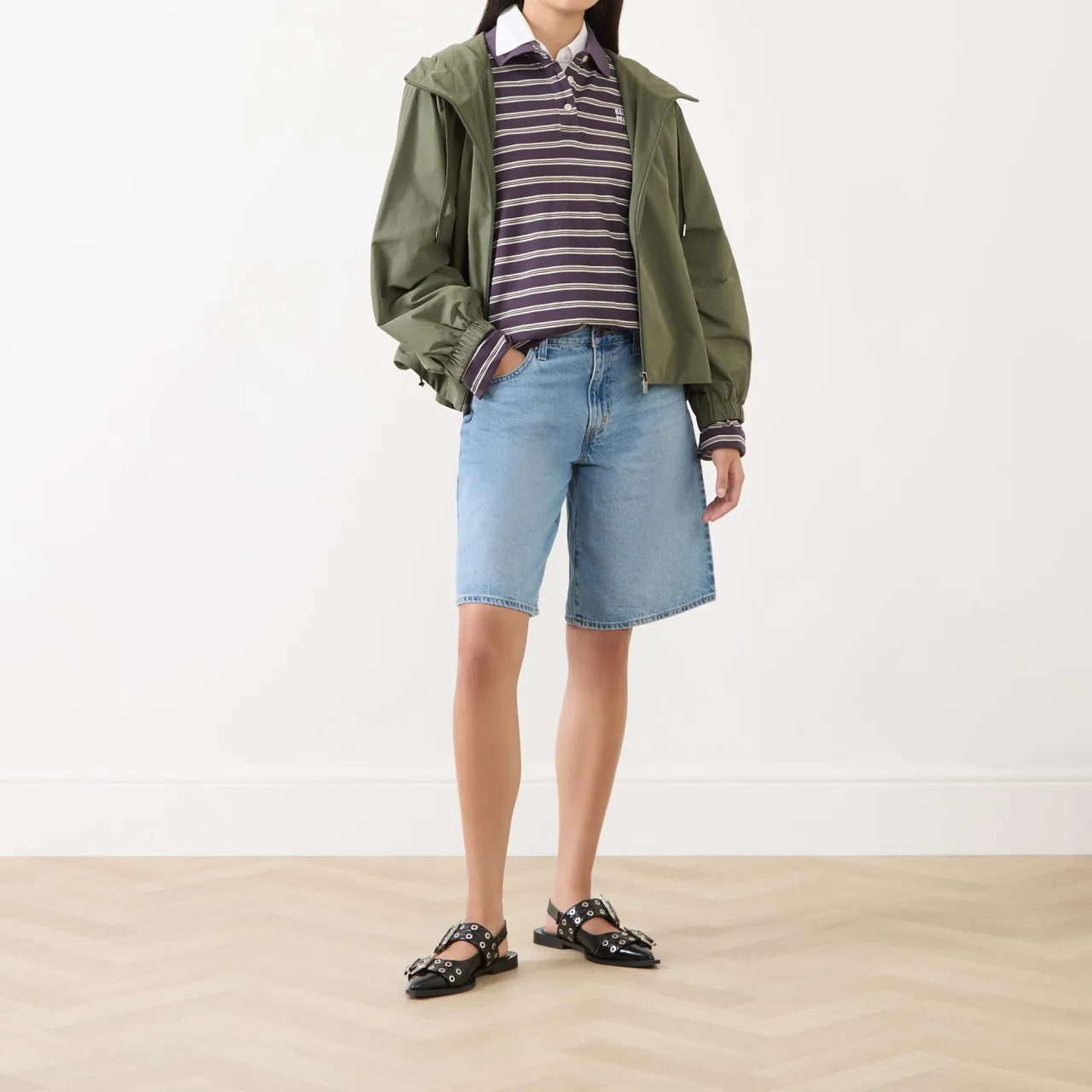 Online BAUM UND PFERDGARTEN Jeanne Logo Stripe Polo Shirt