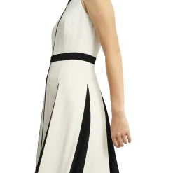 Fashion HOBBS Jenn Two-Tone Pleated Dress