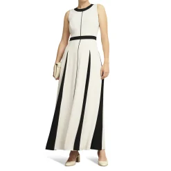 Fashion HOBBS Jenn Two-Tone Pleated Dress